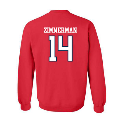 Saginaw Valley - NCAA Men's Soccer : Liam Zimmerman - Crewneck Sweatshirt-1