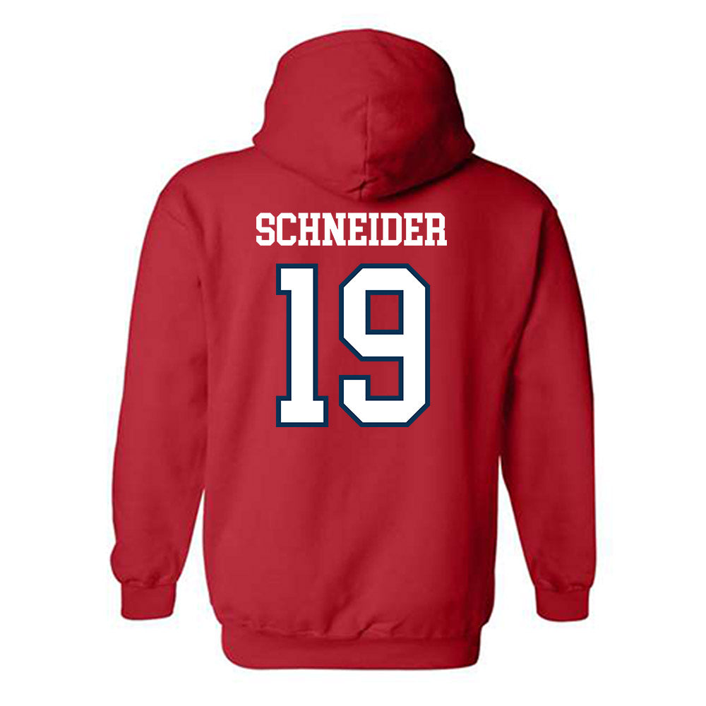 Saginaw Valley - NCAA Women's Lacrosse : Ally Schneider - Hooded Sweatshirt-1