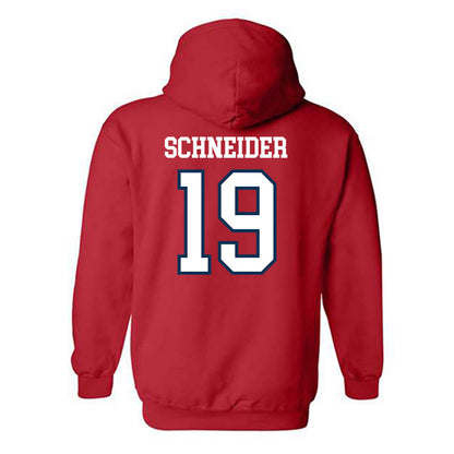 Saginaw Valley - NCAA Women's Lacrosse : Ally Schneider - Hooded Sweatshirt-1