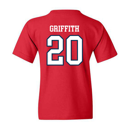Saginaw Valley - NCAA Men's Soccer : Justin Griffith - Youth T-Shirt-1