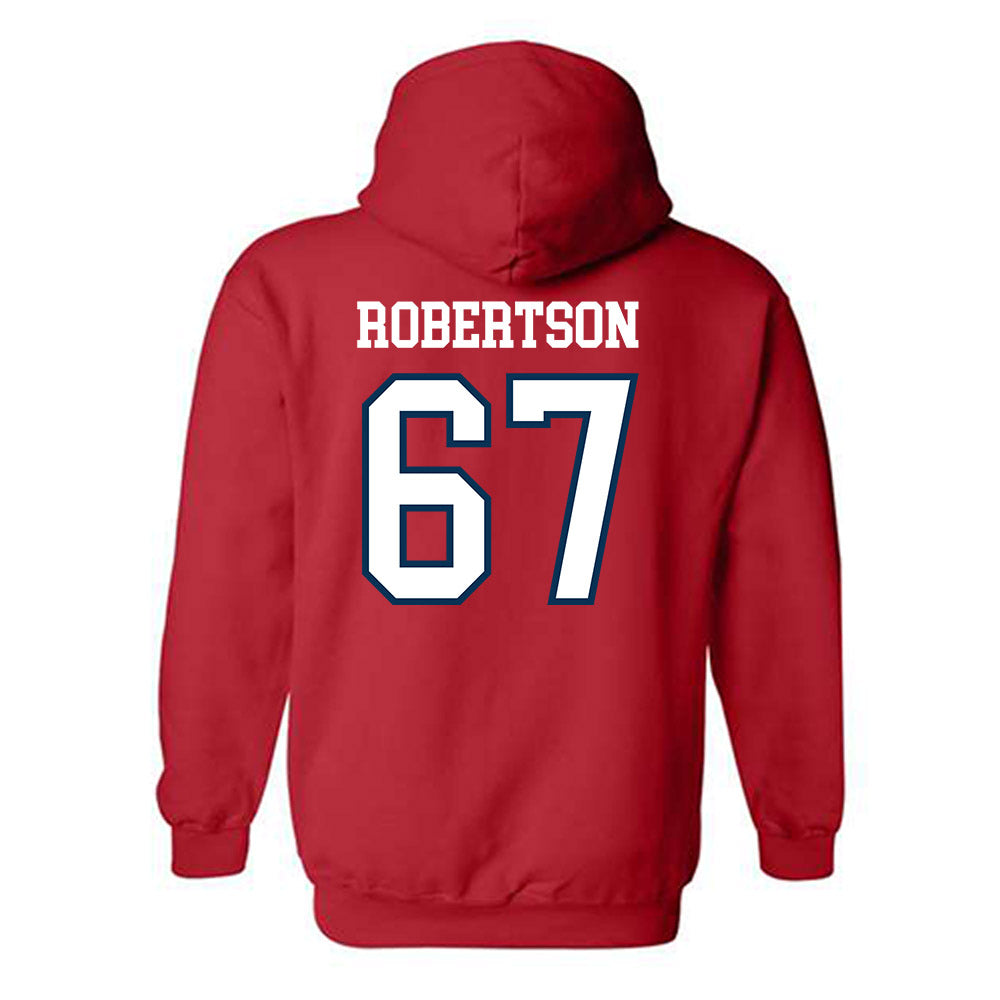 Saginaw Valley - NCAA Football : Paulie Robertson - Hooded Sweatshirt-1