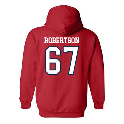 Saginaw Valley - NCAA Football : Paulie Robertson - Hooded Sweatshirt-1
