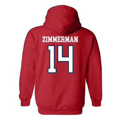 Saginaw Valley - NCAA Men's Soccer : Liam Zimmerman - Hooded Sweatshirt-1