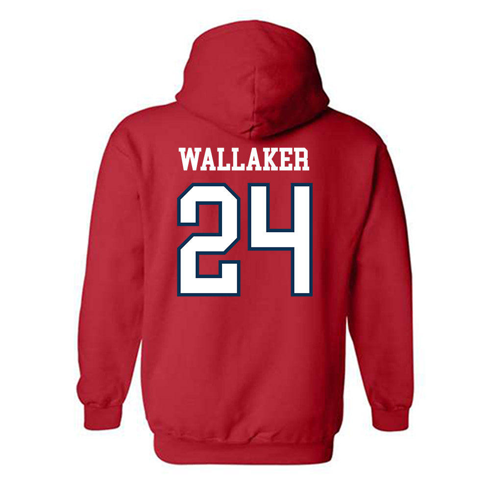 Saginaw Valley - NCAA Men's Basketball : cade wallaker - Hooded Sweatshirt-1