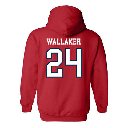 Saginaw Valley - NCAA Men's Basketball : cade wallaker - Hooded Sweatshirt-1