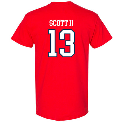 Saginaw Valley - NCAA Men's Basketball : Dontez Scott II - T-Shirt-1