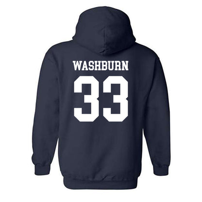 Saginaw Valley - NCAA Men's Basketball : Nathan Washburn - Hooded Sweatshirt-1