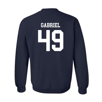 Saginaw Valley - NCAA Football : George Gabriel - Crewneck Sweatshirt-1