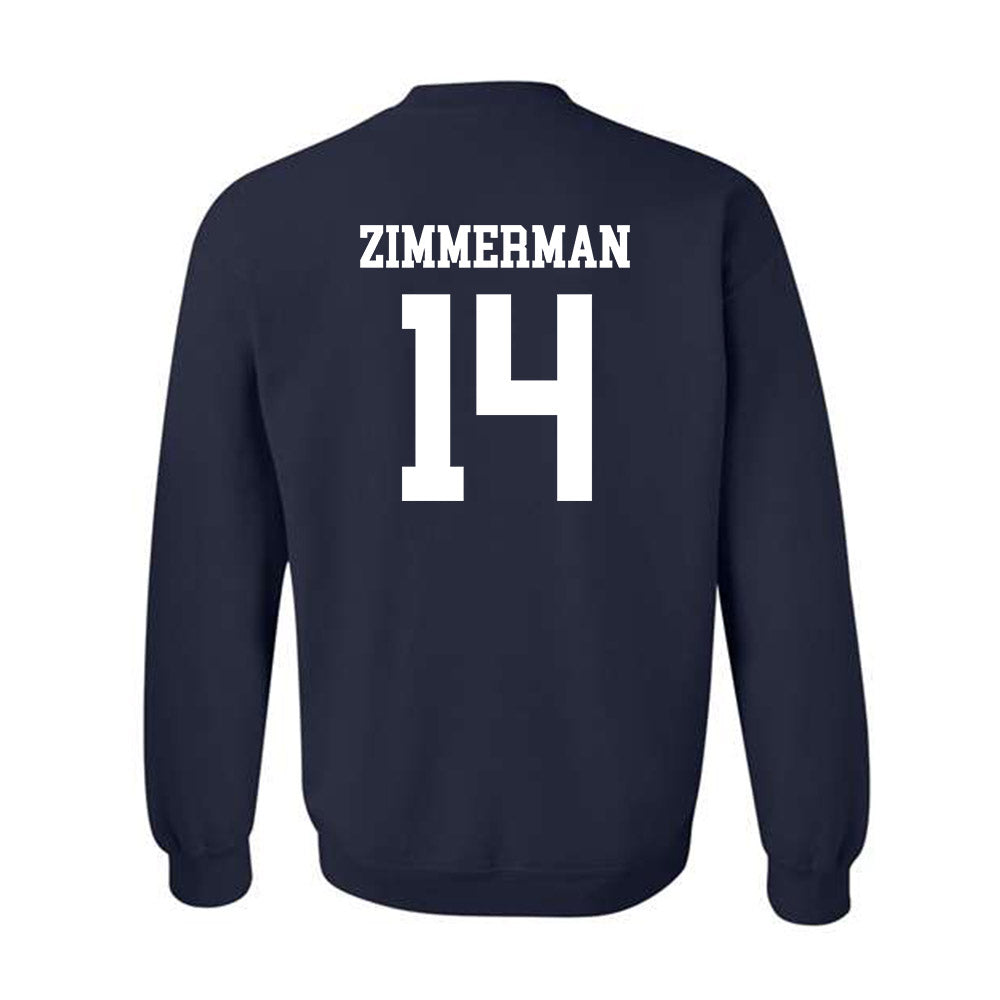 Saginaw Valley - NCAA Men's Soccer : Liam Zimmerman - Crewneck Sweatshirt-1