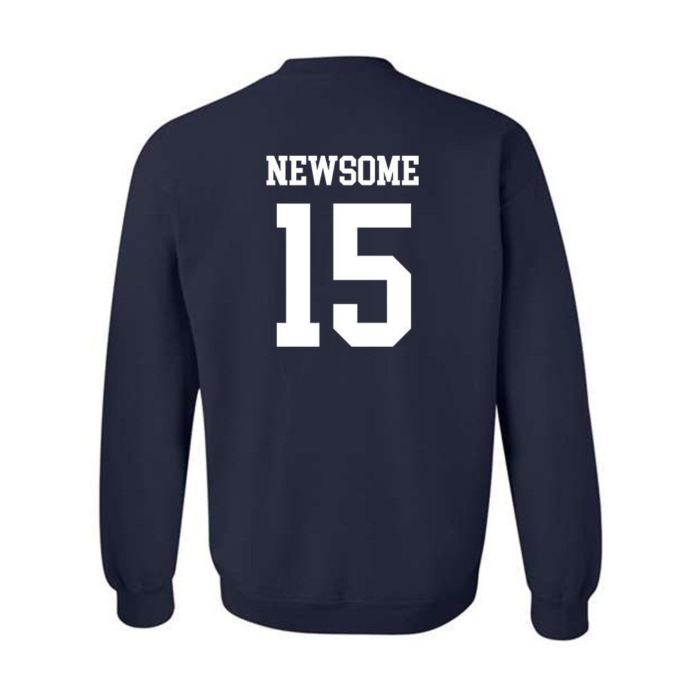 Saginaw Valley - NCAA Men's Basketball : Niko Newsome - Crewneck Sweatshirt-1