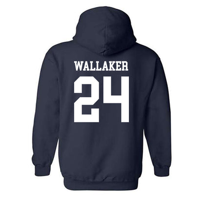 Saginaw Valley - NCAA Men's Basketball : cade wallaker - Hooded Sweatshirt-1