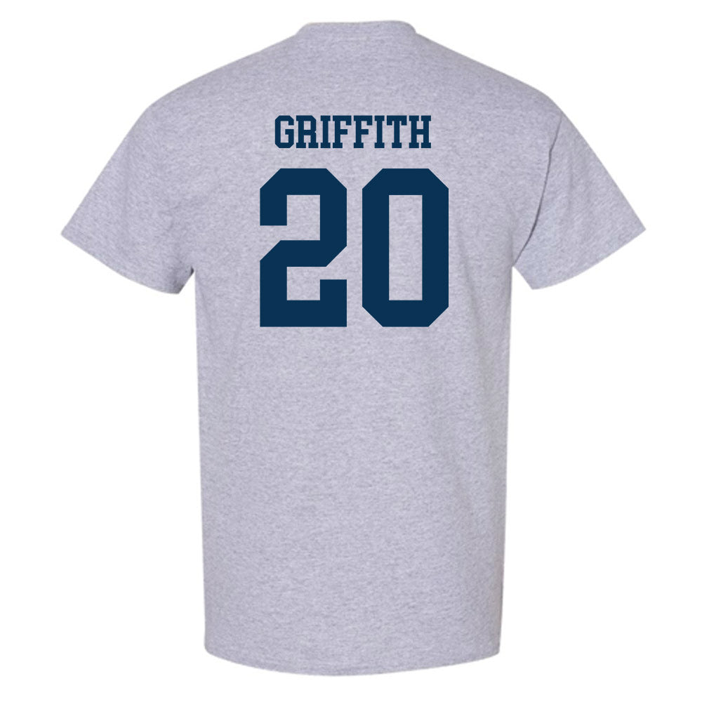 Saginaw Valley - NCAA Men's Soccer : Justin Griffith - T-Shirt-1