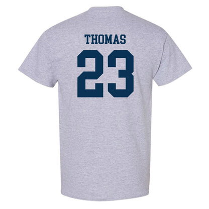Saginaw Valley - NCAA Men's Basketball : Josh Thomas - T-Shirt-1