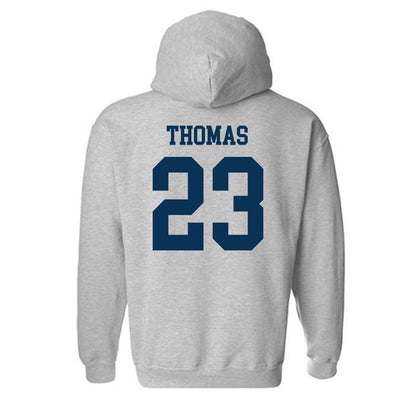 Saginaw Valley - NCAA Men's Basketball : Josh Thomas - Hooded Sweatshirt-1
