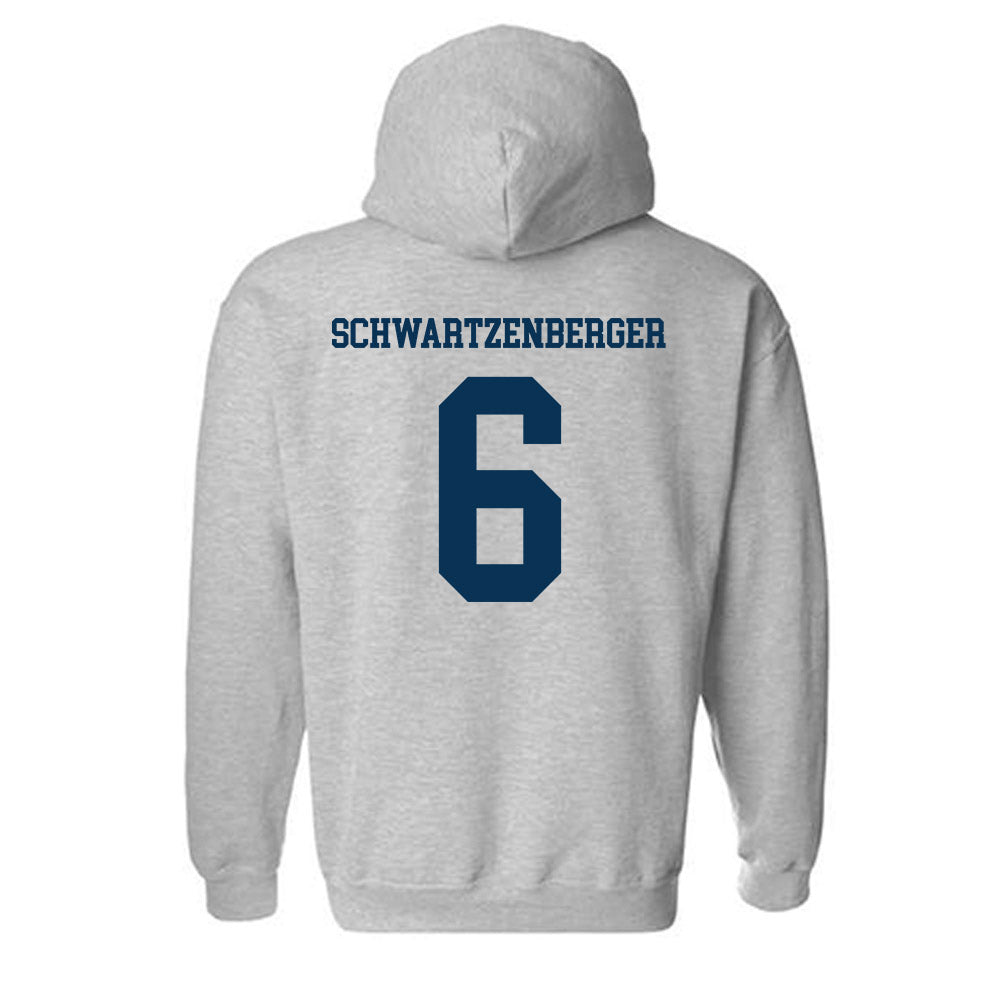Saginaw Valley - NCAA Women's Soccer : Cali Schwartzenberger - Hooded Sweatshirt-1