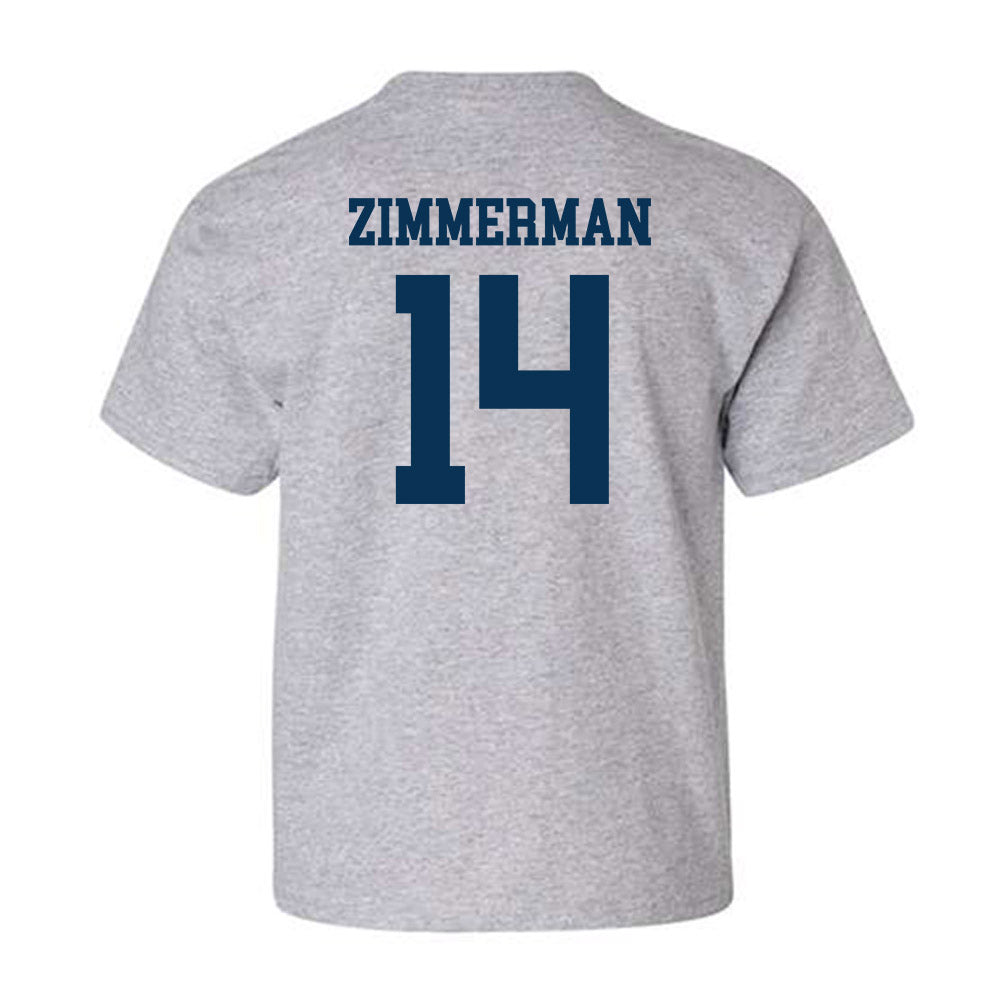 Saginaw Valley - NCAA Men's Soccer : Liam Zimmerman - Youth T-Shirt-1