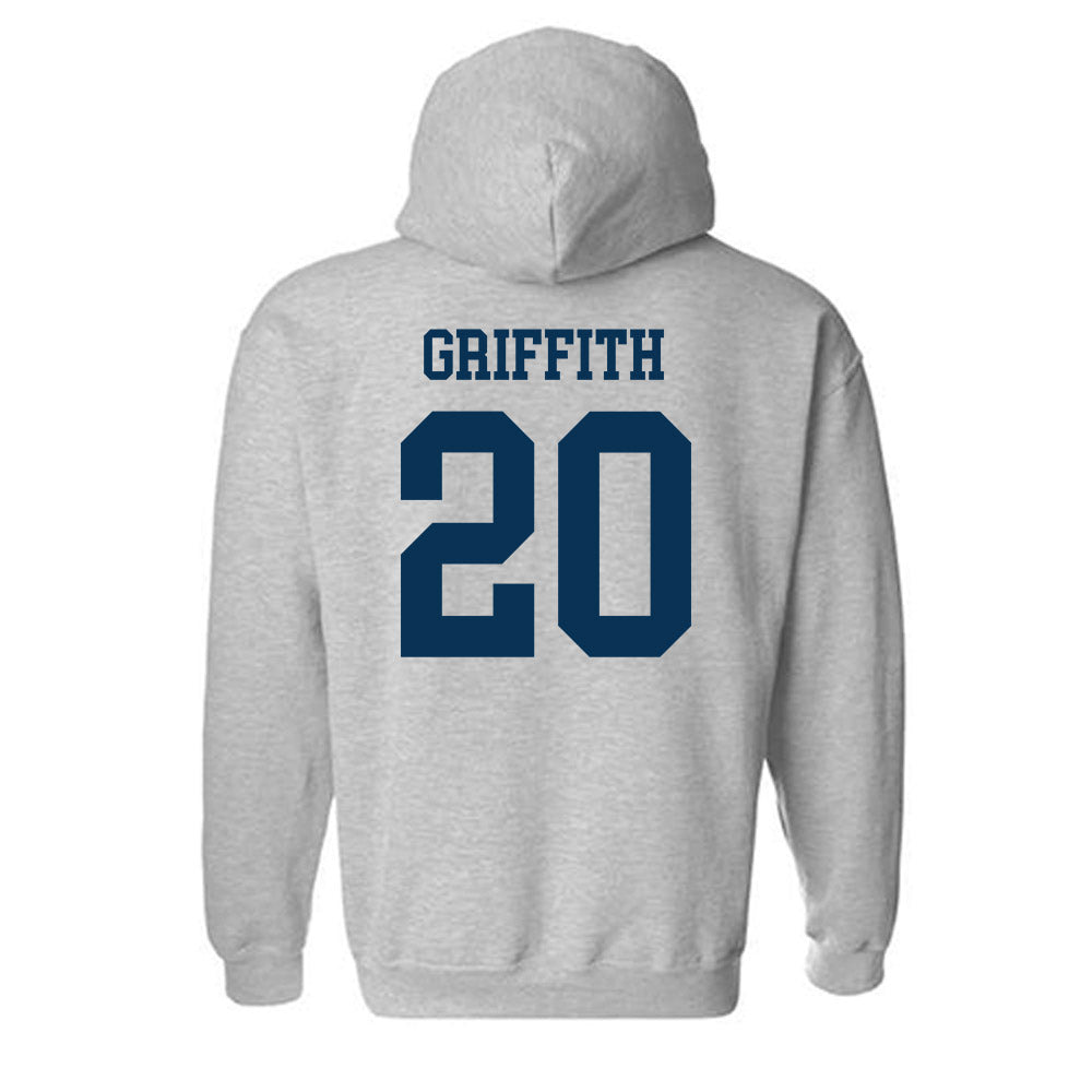 Saginaw Valley - NCAA Men's Soccer : Justin Griffith - Hooded Sweatshirt-1