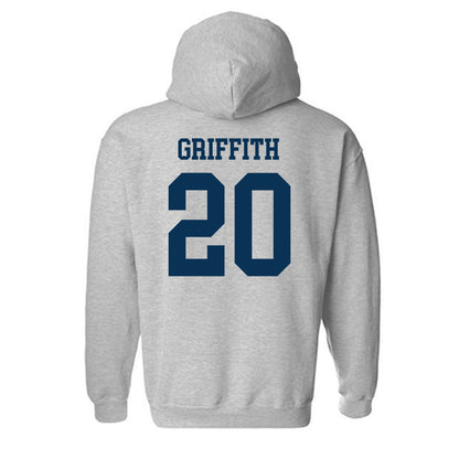 Saginaw Valley - NCAA Men's Soccer : Justin Griffith - Hooded Sweatshirt-1