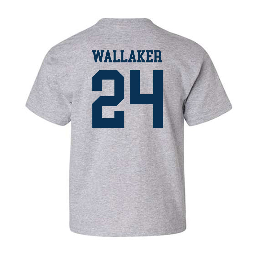 Saginaw Valley - NCAA Men's Basketball : cade wallaker - Youth T-Shirt-1