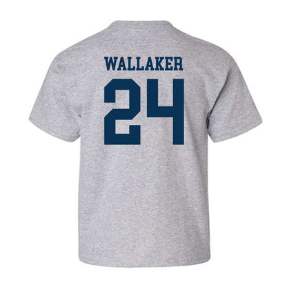 Saginaw Valley - NCAA Men's Basketball : cade wallaker - Youth T-Shirt-1