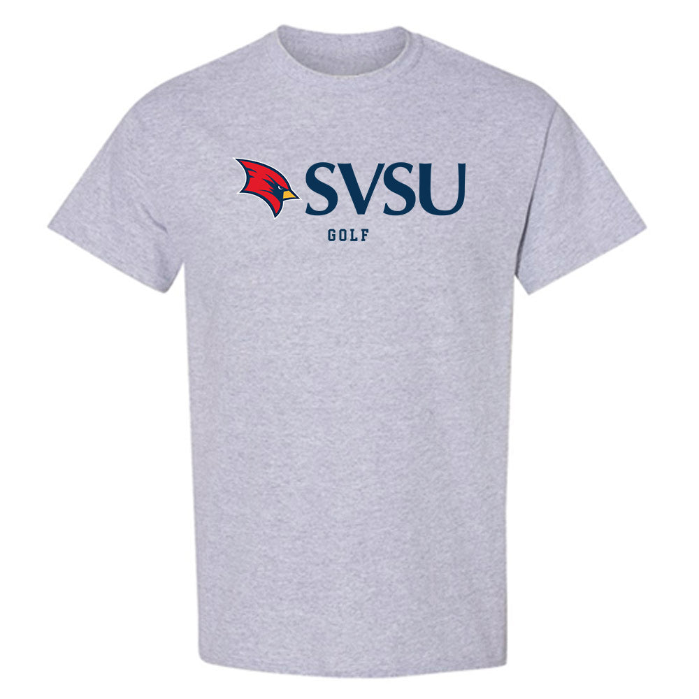 Saginaw Valley - NCAA Men's Golf : Garett Forgash - T-Shirt-0
