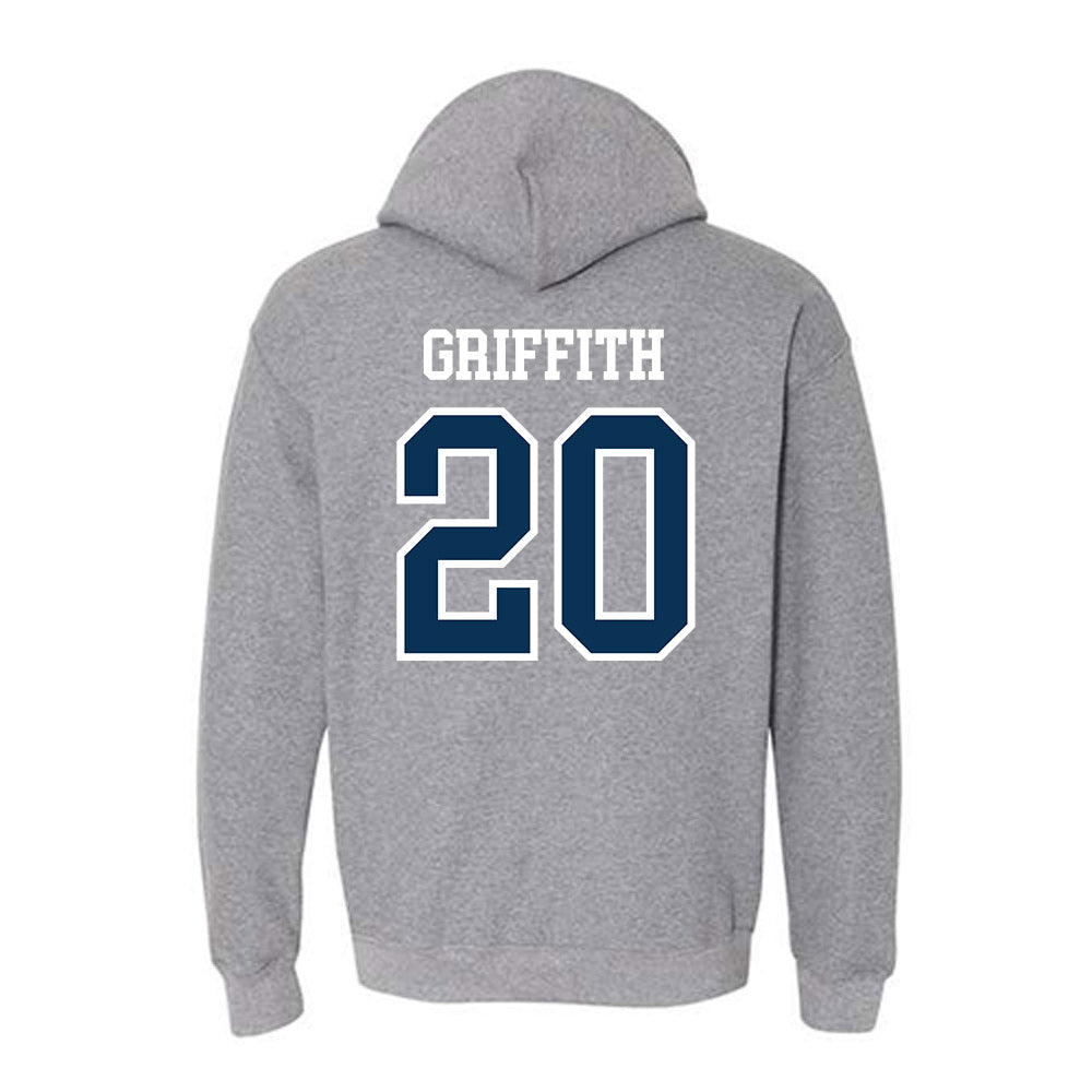 Saginaw Valley - NCAA Men's Soccer : Justin Griffith - Hooded Sweatshirt-1