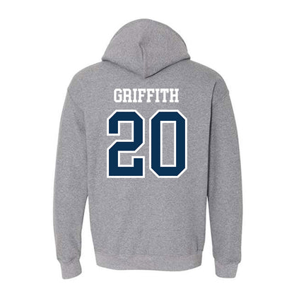 Saginaw Valley - NCAA Men's Soccer : Justin Griffith - Hooded Sweatshirt-1
