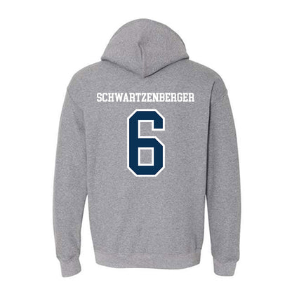 Saginaw Valley - NCAA Women's Soccer : Cali Schwartzenberger - Hooded Sweatshirt-1