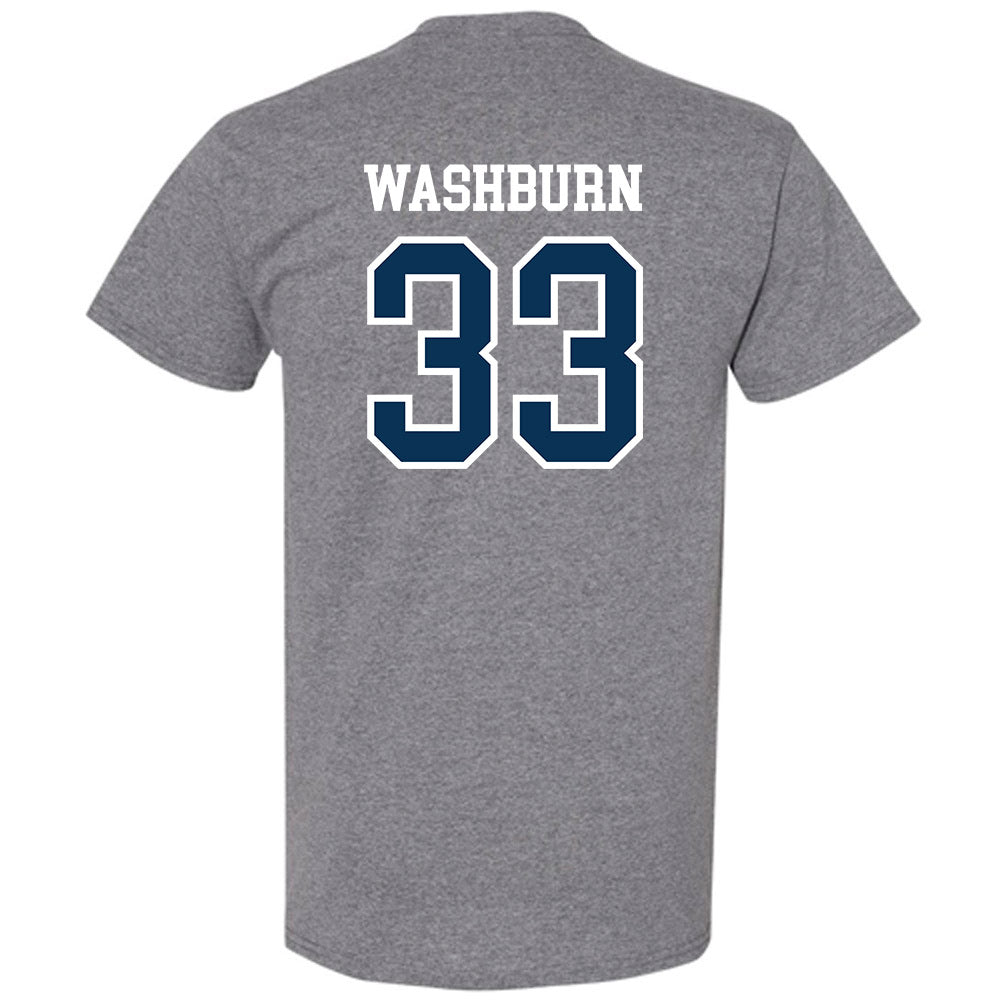 Saginaw Valley - NCAA Men's Basketball : Nathan Washburn - T-Shirt-1
