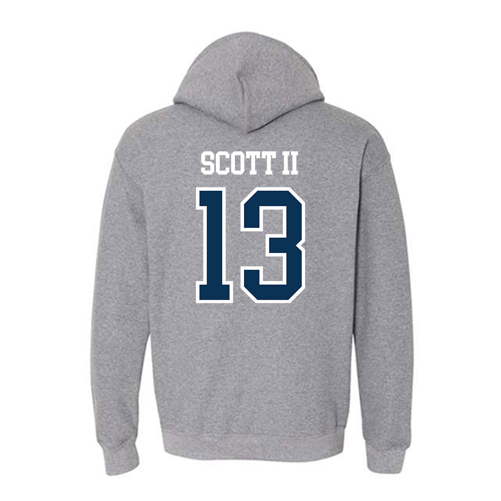 Saginaw Valley - NCAA Men's Basketball : Dontez Scott II - Hooded Sweatshirt-1