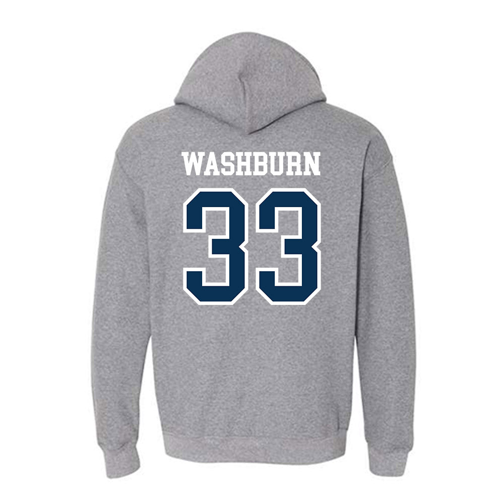 Saginaw Valley - NCAA Men's Basketball : Nathan Washburn - Hooded Sweatshirt-1