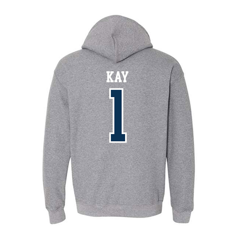 Saginaw Valley - NCAA Men's Soccer : Nick Kay - Hooded Sweatshirt-1