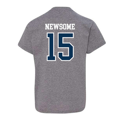 Saginaw Valley - NCAA Men's Basketball : Niko Newsome - Youth T-Shirt-1