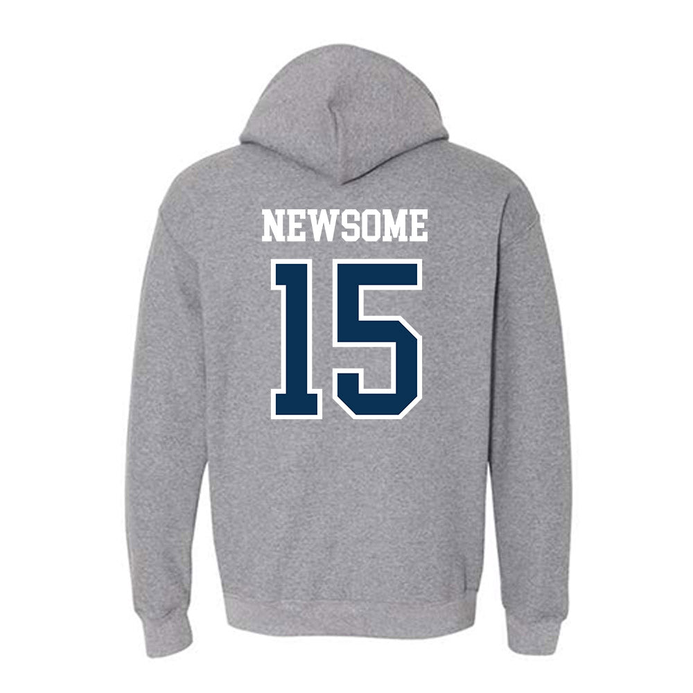 Saginaw Valley - NCAA Men's Basketball : Niko Newsome - Hooded Sweatshirt-1
