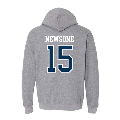 Saginaw Valley - NCAA Men's Basketball : Niko Newsome - Hooded Sweatshirt-1