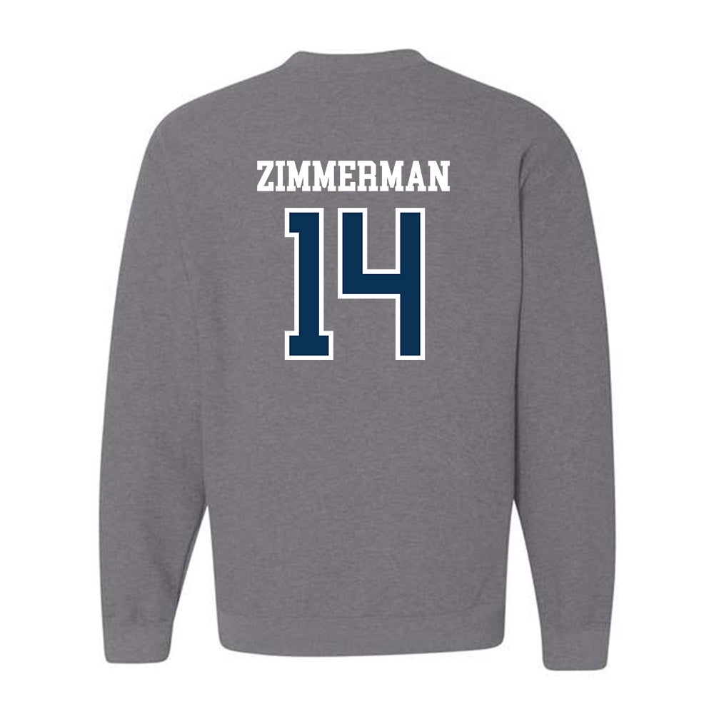 Saginaw Valley - NCAA Men's Soccer : Liam Zimmerman - Crewneck Sweatshirt-1
