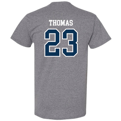 Saginaw Valley - NCAA Men's Basketball : Josh Thomas - T-Shirt-1