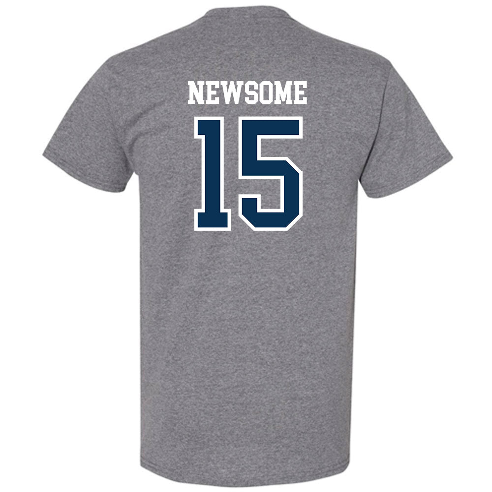 Saginaw Valley - NCAA Men's Basketball : Niko Newsome - T-Shirt-1