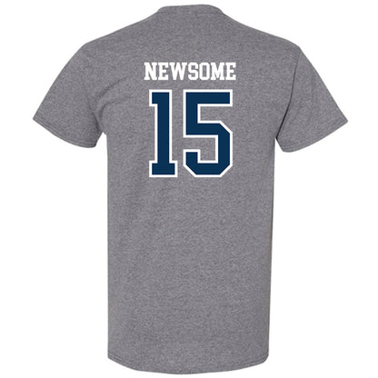 Saginaw Valley - NCAA Men's Basketball : Niko Newsome - T-Shirt-1