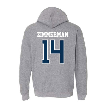 Saginaw Valley - NCAA Men's Soccer : Liam Zimmerman - Hooded Sweatshirt-1