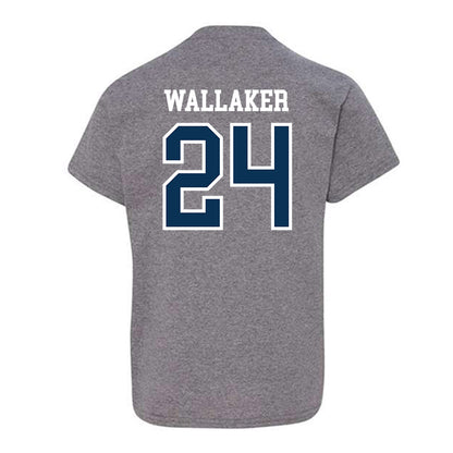 Saginaw Valley - NCAA Men's Basketball : cade wallaker - Youth T-Shirt-1