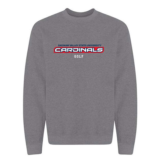 Saginaw Valley - NCAA Men's Golf : Garett Forgash - Crewneck Sweatshirt-0