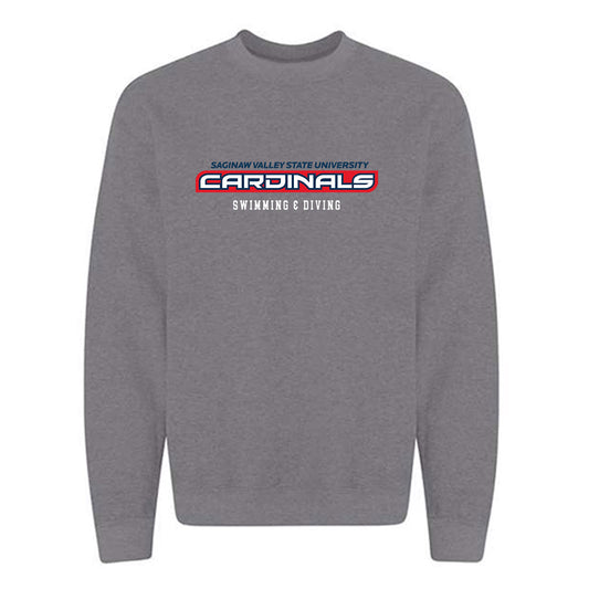Saginaw Valley - NCAA Men's Swimming & Diving : Reid Gilbert - Crewneck Sweatshirt-0