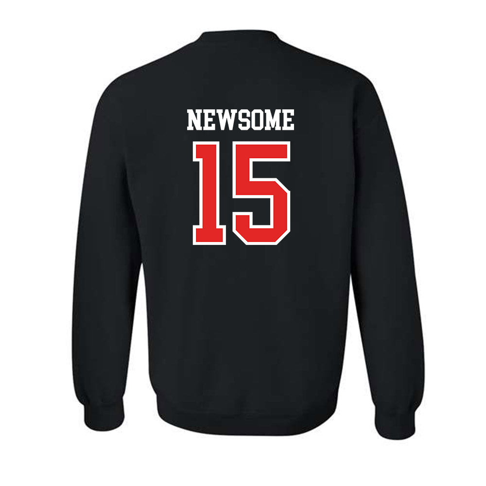 Saginaw Valley - NCAA Men's Basketball : Niko Newsome - Classic Shersey Crewneck Sweatshirt-1