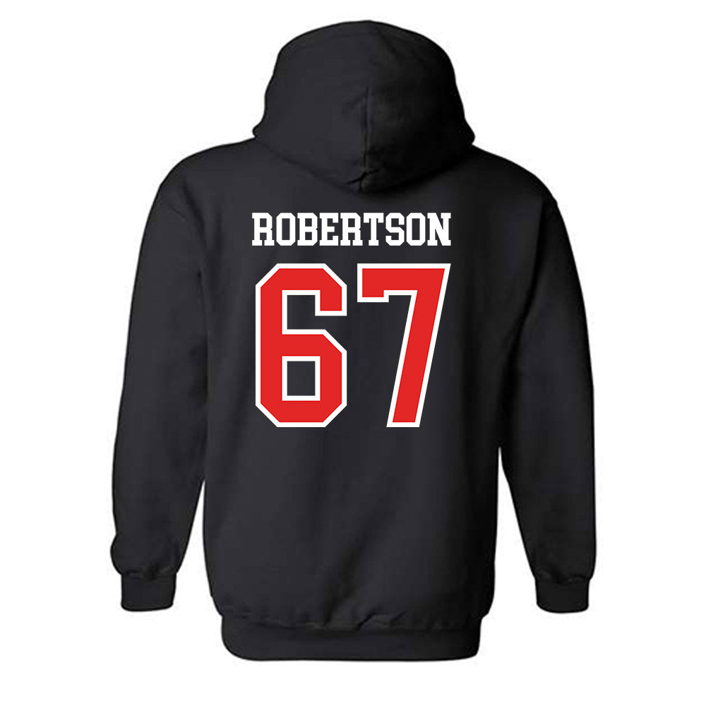 Saginaw Valley - NCAA Football : Paulie Robertson - Classic Shersey Hooded Sweatshirt-1
