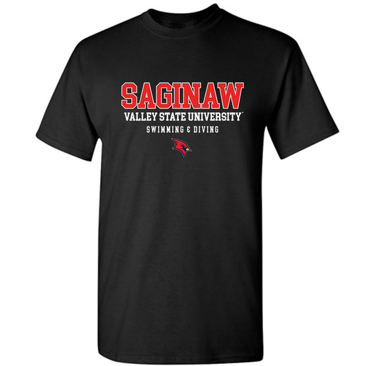 Saginaw Valley - NCAA Men's Swimming & Diving : Ganen McAllister - Classic Shersey T-Shirt-0