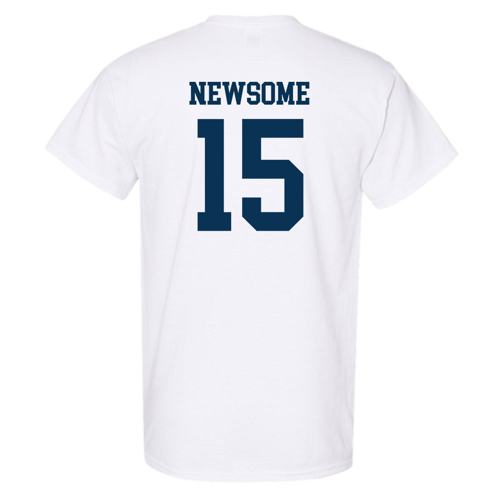 Saginaw Valley - NCAA Men's Basketball : Niko Newsome - T-Shirt-1