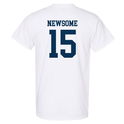 Saginaw Valley - NCAA Men's Basketball : Niko Newsome - T-Shirt-1