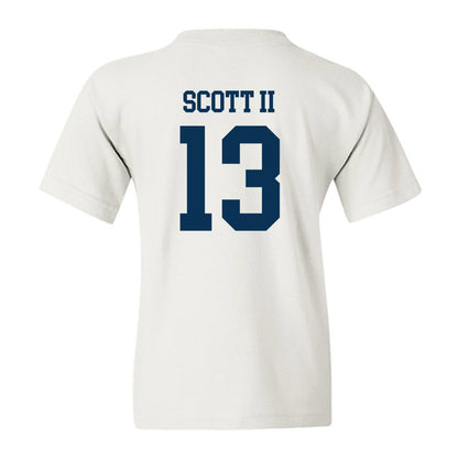 Saginaw Valley - NCAA Men's Basketball : Dontez Scott II - Youth T-Shirt-1