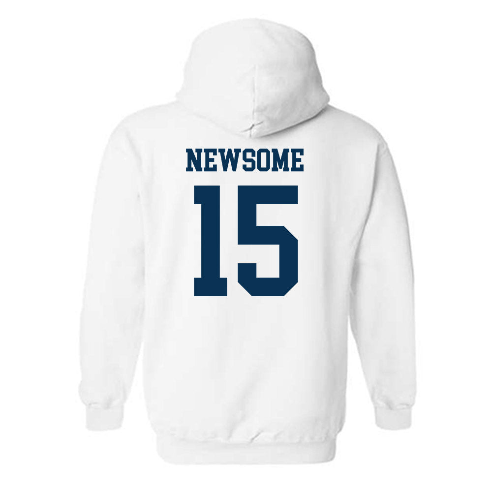 Saginaw Valley - NCAA Men's Basketball : Niko Newsome - Hooded Sweatshirt-1